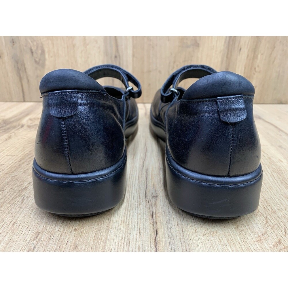 Naot Black Leather Mary Jane Comfort Shoes Womens EU 42 US 11 Hook Loop Israel - Picture 7 of 13